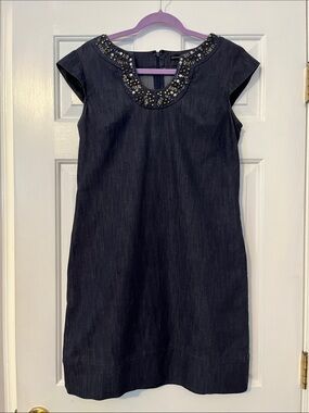 sandra darren denim dress Sandra Darren denim dress size 6
